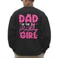 Dad Of The Birthday Girl Pink Bow Birthday Girl Family Men's Sweatshirt Back Print