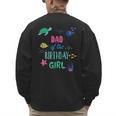 Dad Of The Birthday Girl Under Sea Theme Matching Family Men's Sweatshirt Back Print