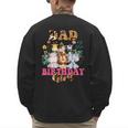 Dad Of The Birthday Girl Zoo Theme Animal Party Safari Cool Men's Sweatshirt Back Print
