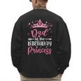 Dad Of The Birthday Princess Birthday Girl Kid Family Men's Sweatshirt Back Print
