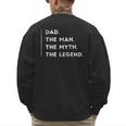 For Dad Birthday From Son Daughter Cool Small Men's Sweatshirt Back Print