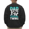 Dad Of The Birthday Twins Celebrate Cute Twin Father Daddy Men's Sweatshirt Back Print Dad Of The Birthday Twins Celebrate Cute Twin Father Daddy Men's Sweatshirt Back Print