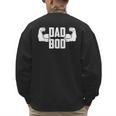 Dad Bod Muscle Strong Man Daddy Fathers Day Men's Sweatshirt Back Print
