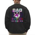 Dad Of The Bowler Girl Matching Family Bowling Birthday Men's Sweatshirt Back Print