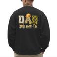 Dad Construction Excavator Kids Matching Family Party Men's Sweatshirt Back Print