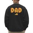 Dad Daddy Matching Birthday Squad Crew Pizza Family Men's Sweatshirt Back Print