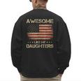 Dad From Daughter Awesome Like My Daughters Men's Sweatshirt Back Print