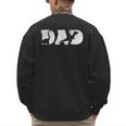 Dad Dinosaur Saurus Boys Girls Fathers Day Idea Men's Sweatshirt Back Print