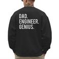 Dad Engineer Genius Cute Engineering Father Men's Sweatshirt Back Print