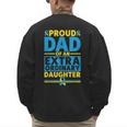 Dad Of An Extraordinary Daughter Down Syndrome Awareness Day Men's Sweatshirt Back Print