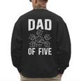 Dad Of Five Father Of 5 Proud Dad Of 5 Father Of Five Men's Sweatshirt Back Print Dad Of Five Father Of 5 Proud Dad Of 5 Father Of Five Men's Sweatshirt Back Print