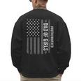Dad Of Girls Outnumbered Fathers Day 2025 For Dad Daughters Men's Sweatshirt Back Print Dad Of Girls Outnumbered Fathers Day 2025 For Dad Daughters Men's Sweatshirt Back Print