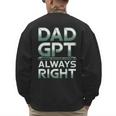 Dad GPT Always Right Robot Machine Data Prompt Engineer AI Men's Sweatshirt Back Print Dad GPT Always Right Robot Machine Data Prompt Engineer AI Men's Sweatshirt Back Print