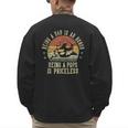 Being A Dad Is An Honor Being A Pops Is Priceless Pops Men's Sweatshirt Back Print