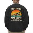 Dad Joke Farter Professional Crop Duster Men's Sweatshirt Back Print