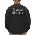 Dad Joke Movie Pirate You Wouldnt Steal A Car Pirate Costume Men's Sweatshirt Back Print