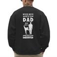 Dad Who Has a Karate Daughter Dad & Daughter Men's Sweatshirt Back Print Dad Who Has a Karate Daughter Dad & Daughter Men's Sweatshirt Back Print