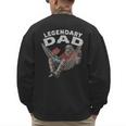 Dad Legendary Saying Men's Sweatshirt Back Print