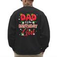 Dad And Mom Birthday Girl Strawberry Berry Sweet One Two Men's Sweatshirt Back Print