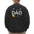 Dad Outer Space Birthday Party Family Boys Girls Men's Sweatshirt Back Print