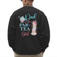 Dad Of The Par-Tea Girl Floral Tea Party Birthday Family Men's Sweatshirt Back Print