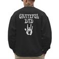 Dad Retro Distressed Grateful Dad Men's Sweatshirt Back Print