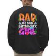 Dad Under Sea Birthday Party Girls Ocean Sea Animals Themed Men's Sweatshirt Back Print