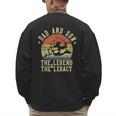 Dad And Son The Legend And The Legacy Dad Men's Sweatshirt Back Print Dad And Son The Legend And The Legacy Dad Men's Sweatshirt Back Print