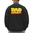 Dad Story Men's Sweatshirt Back Print