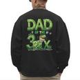 Dad Of The Three Rex Birthday Boy Dinosaur Family Matching Men's Sweatshirt Back Print