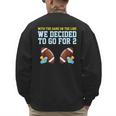 Dad Of Twins TShirt Men's Sweatshirt Back Print