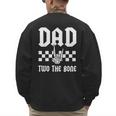Dad Two The Bone Skeleton Hand 2nd Birthday Boy Girl Men's Sweatshirt Back Print