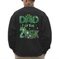 Dad Of The Two Rex Birthday Dinosaur Family Matching Men's Sweatshirt Back Print