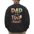 Dad Of The Two Sweet Birthday Girl Ice Cream Lovers 2nd Men's Sweatshirt Back Print
