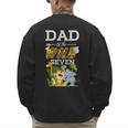 Dad Of The Wild Seven Animal Safari 7th Birthday Party Men's Sweatshirt Back Print Dad Of The Wild Seven Animal Safari 7th Birthday Party Men's Sweatshirt Back Print