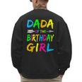 Dada Of The Birthday Girl Retro 80's Party Shirt Men's Sweatshirt Back Print Dada Of The Birthday Girl Retro 80's Party Shirt Men's Sweatshirt Back Print
