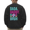 Dada Daddy Dad Bruh Baseball Drip Ice Cream Dad Bruh Men's Sweatshirt Back Print