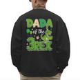 Dada Of The Three Rex Birthday Dinosaur Family Matching Men's Sweatshirt Back Print