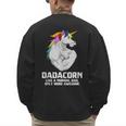 Dadacorn Muscle Dad Unicorn Fathers Day Men's Sweatshirt Back Print Dadacorn Muscle Dad Unicorn Fathers Day Men's Sweatshirt Back Print