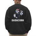 Dadacorn Unicorn Dad Papa Father's Day Daughter Men's Sweatshirt Back Print Dadacorn Unicorn Dad Papa Father's Day Daughter Men's Sweatshirt Back Print