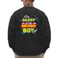 Daddy Of The Birthday Astronaut Boy Outer Space Theme Party Men's Sweatshirt Back Print