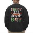 Daddy Of The Birthday Boy Game Day Football Men's Sweatshirt Back Print