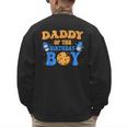 Daddy Of The Birthday Boy Milk And Cookies Lover Men's Sweatshirt Back Print