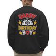 Daddy Of The Birthday Boy Shirt Matching Dad Son Family Bday Men's Sweatshirt Back Print