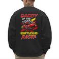 Daddy Of The Birthday Racer Race Car Party Family Matching Men's Sweatshirt Back Print