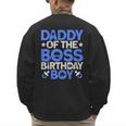 Daddy Of The Boss Birthday Party Outfit Like A Boss Daddy Men's Sweatshirt Back Print