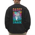 Daddy Shark Retro Vintage Dad Men's Sweatshirt Back Print Daddy Shark Retro Vintage Dad Men's Sweatshirt Back Print