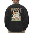 Daddy Of The Wild One 1St Birthday Kids Safari Jungle Men's Sweatshirt Back Print