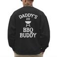 Daddys BBQ Buddy Cute Barbecue Family Match Boys Girls Kids Men's Sweatshirt Back Print