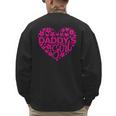 Daddy's Girl Father's Day Idea For a New Dad Men's Sweatshirt Back Print